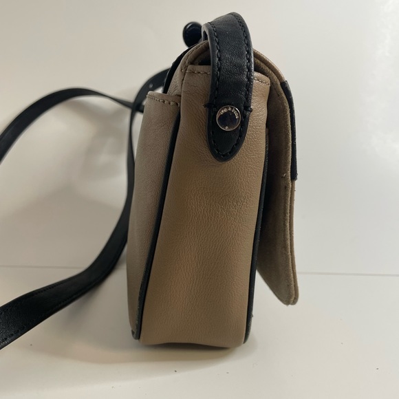 Rag & Bone Mini Pilot Crossbody Purse Bag - Taupe & Black, beige, small - Picture 11 of 16